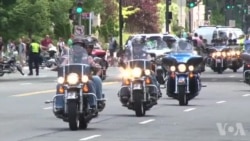 百万辆摩托车聚集华盛顿 关注军人对国家的贡献