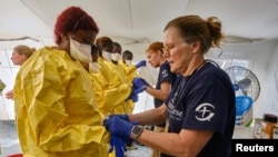 File - Samaritan's Purse International Relief train local healthcare workers to combat Ebola in Democratic Republic of Congo. June 11, 2026.