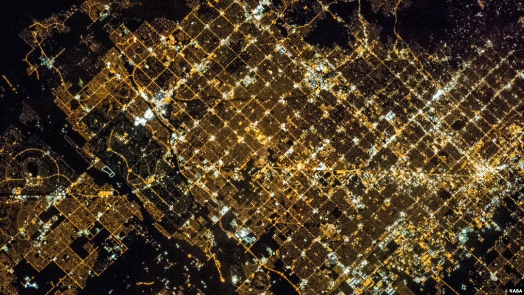 "Super View" wilayah Glendale dan Phoenix di Arizona yang baru dipublikasikan NASA (foto: dok).