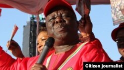 MDC president Morgan Tsvangirai