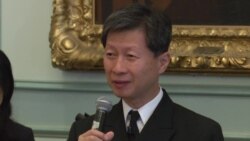 日本海上幕僚长武居智久澄清南中国海巡航讲话原声视频