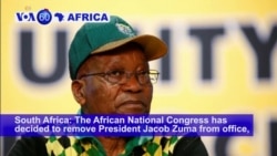 VOA60 Africa- ANC decides to remove President Jacob Zuma from office, Zuma likely to reject decision