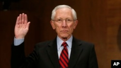 Stanley Fischer, vice-président de la Réserve fédérale américaine, à Washington DC, le 13 mars 2014.