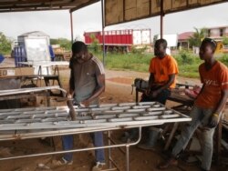 On Oct. 28, 2020, Ivorian refugees at the camp say it has not been safe for them to return home. (Stacey Knott/VOA)