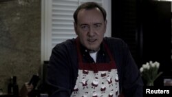 Actor Kevin Spacey in a still image taken from a YouTube video released on December 24, 2018.