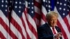 Republican presidential nominee former President Donald Trump points to the crowd at an election night watch party, Nov. 6, 2024, in West Palm Beach, Fla.