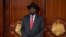 Le président du Soudan du Sud, Salva Kiir, au palais présidentiel de Juba, le 4 mars 2019.