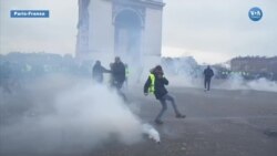 Fransa'da 9. Sarı Yelekliler Eylemi Yine Şiddetle Bitti