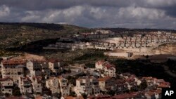 FILE - A general view shows the West Bank Jewish settlement of Efrat, , March 10, 2022. The growth of Israel's West Bank settler population accelerated in 2021, according to a pro-settler group despite renewed American pressure to rein in construction on occupied territory.
