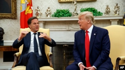 Secretario general de la OTAN y Trump se reúnen en Florida para hablar  sobre seguridad global