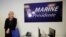 Trump effect and French elections: Far-right leader Marine le Pen poses as she inaugurates her campaign headquarters, Wednesday, Nov.16, 2016 in Paris. Le Pen is convinced that her anti-immigration, anti-Islam views can lead her to the presidency in five 