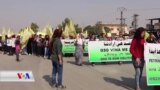 پـشتیوانی خەڵکی حەسەکە لە هێزەکانی سوریای دیموکرات