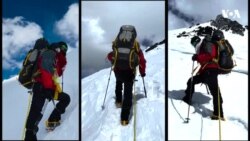 جوانان کوهنورد بر فراز قله نوشاخ