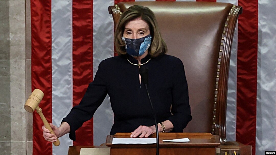 Shugabar Majalisar Wakilai Nancy Pelosi. 