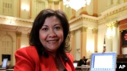 Senadora demócrata por California, NormaTorres: "Le han robado la humanidad al pueblo centroamericano". Foto de archivo.