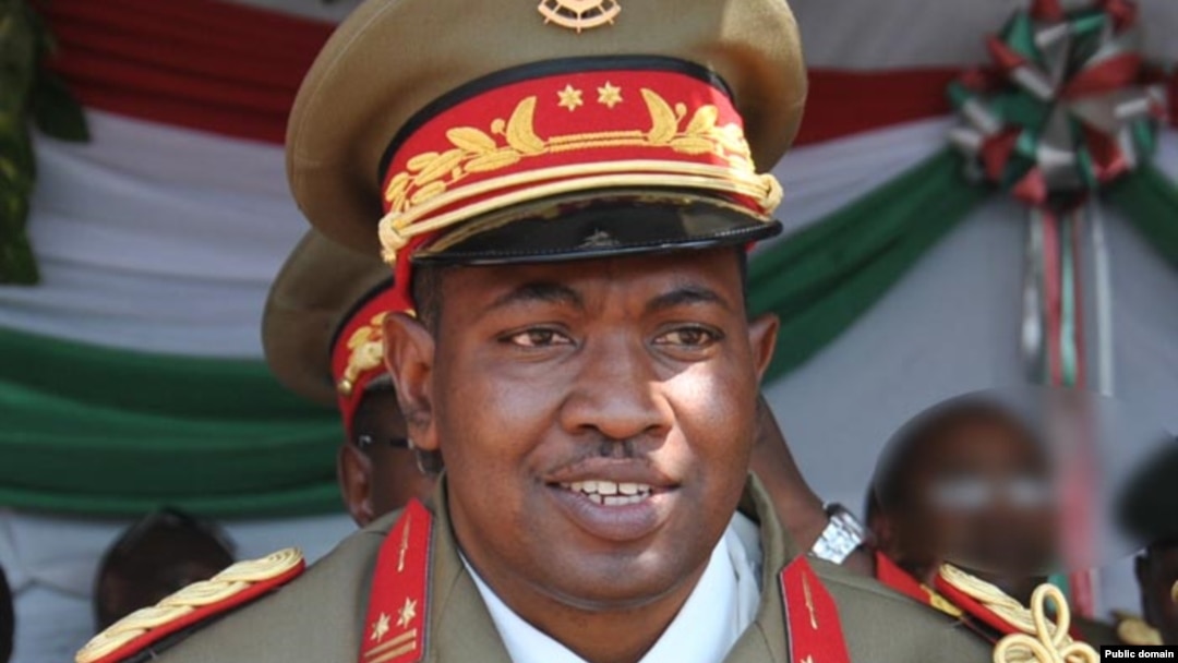 Jenderal Godefroid Niyombare mengumumkan kudeta militer di Burundi, Rabu 13/5 (foto: dok).