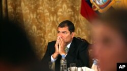 Las palabras de Rafael Correa se dan en el marco de una serie de marchas convocadas por grupos de la oposición.