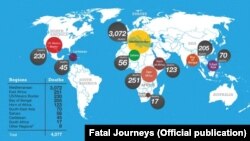  Migrant border-related deaths around the world, January–September 2014