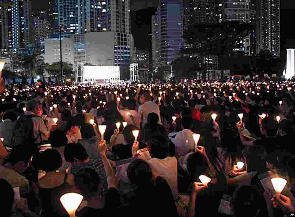 香港悼念六四烛光晚会