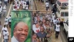 Manifestion de partisans du président Ali Bongo à Libreville. (Archives)