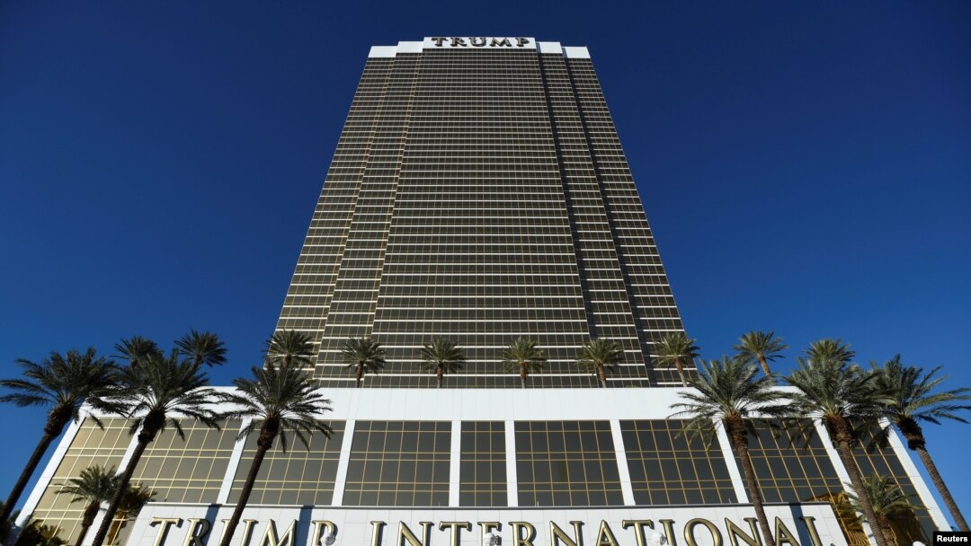 Khách sạn Trump International do Tổng thống Đắc cử Donald Trump sở hữu tại Las Vegas, Nevada, ảnh chụp ngày 09/11/2016.