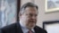 Evangelos Venizelos, the head of the Greek Socialist PASOK party, arrives for a meeting with leader of the New Democracy conservative party Antonis Samaras in Athens, June 20, 2012.