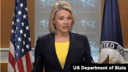 Juru bicara Departemen Luar Negeri AS, Heather Nauert 