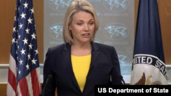 Juru bicara Departemen Luar Negeri AS, Heather Nauert 