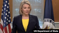 Juru bicara Deplu AS, Heather Nauert (48 tahun), dicalonkan sebagai Duta Besar Amerika di PBB.