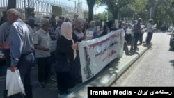تجمع اعتراضی بازنشستگان در ایران (یکشنبه ۲۲ شهریور)
