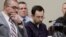 Larry Nassar sits with attorney Matt Newburg during his sentencing hearing, Jan. 24, 2018, in Lansing, Mich. 