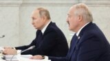 Predsjednik Rusije Vladimir Putin i predsjednik Bjelorusije Aleksandar Lukašenko tokom sastanka u aprilu 2023.