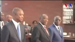 Le président sud-africain Cyril Ramaphosa en "visite de travail" à Kinshasa (vidéo)