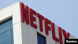 El logotipo de Netflix visto en su sede de Hollywood, Los Ángeles, EEUU. [Foto de archivo]