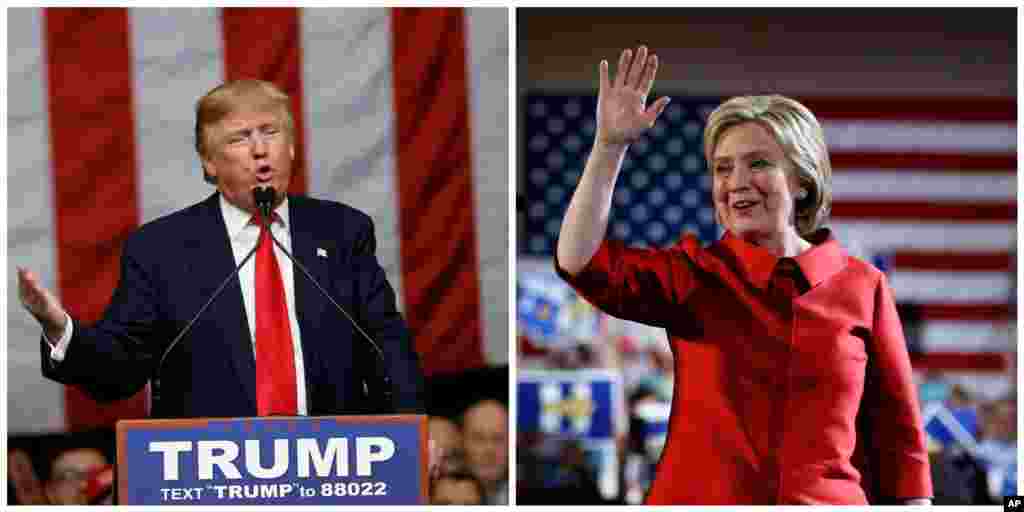 Donald Trump ve Hillary Clinton