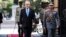 Le président chilien Sebastian Piñera arrivant au palais présidentiel de La Moneda à Santiago, le 11 novembre 2019.