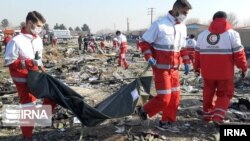 Ukrayna təyyarəsi Tehran ətrafında qəzaya uğrayıb 