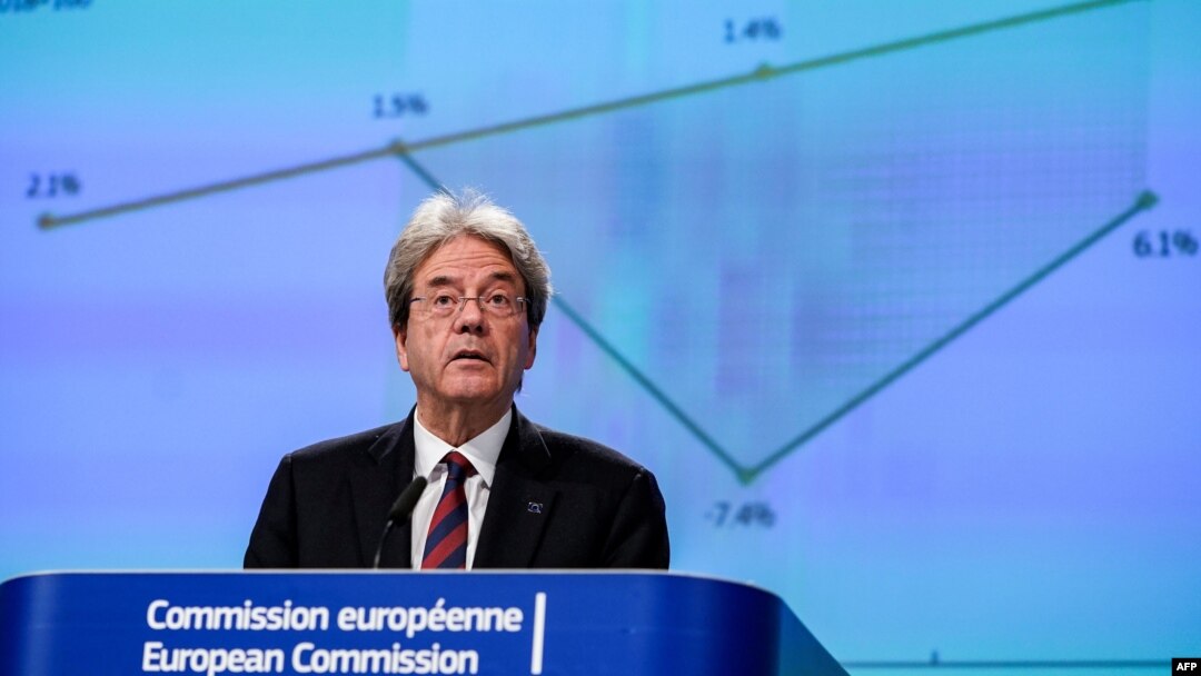 Ủy viên Kinh tế châu Âu Paolo Gentiloni (ảnh tư liệu)