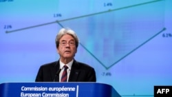 Ủy viên Kinh tế châu Âu Paolo Gentiloni (ảnh tư liệu)