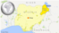 Map of Borno state, Nigeria