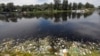 FILE - Dumped waste lies along the bank of the river Sava in Belgrade, Serbia, June 5, 2020. Only 37% of Europe's surface water bodies achieved "good" or "high" ecological status, a measure of aquatic ecosystem health, an EEA report said Oct. 15, 2024.