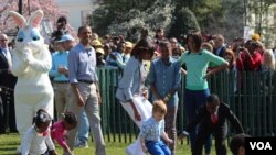 Tradicional carrera de huevos en la Casa Blanca