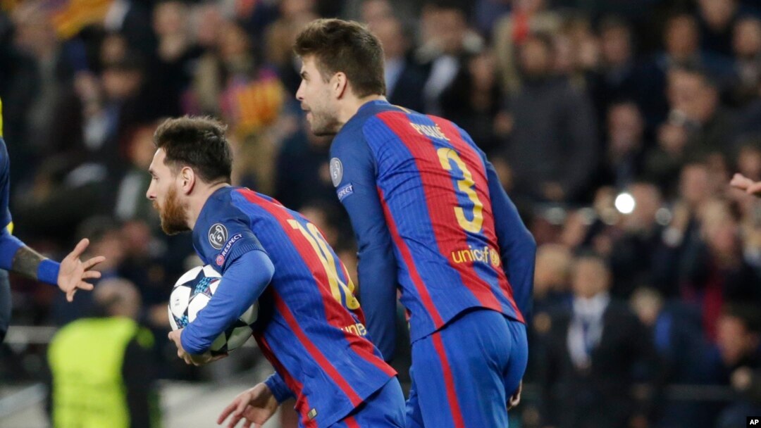 Lionel Messi iyo Pique