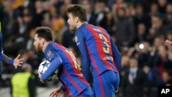 Lionel Messi iyo Pique