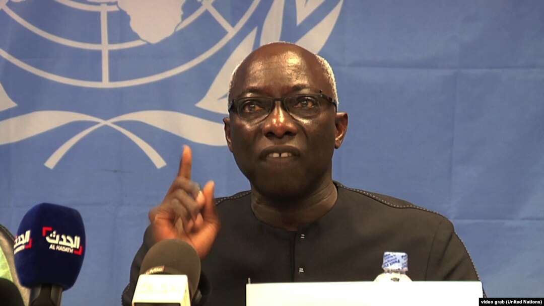 FILE - Adama Dieng, special adviser to the U.N. secretary-general for the prevention of genocide, is pictured in Juba, South Sudan, April 30, 2014. 