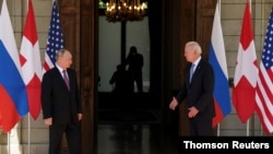 Los presidentes Joe Biden y Vladimir Putin se reúnen este miércoles 16 de junio de 2021 en Suiza, Ginebra.