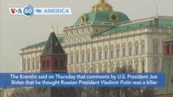 VOA60 Ameerikaa - Tensions rising between the United States and Russia following sharp statements from President Joe Biden