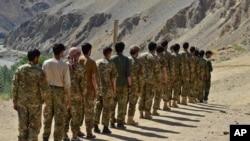 شبه‌نظامیان مخالف حکومت طالبان در پنجشیر، افغانستان - ۷ شهریور ۱۴۰۰