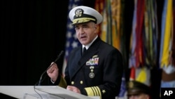 Arhiva - Tada viceadmiral Čarls Ričard, novi komandant Strategijskih snaga SAD, 18. novembra 2019.