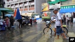 Flood in Bangkok, Thailand